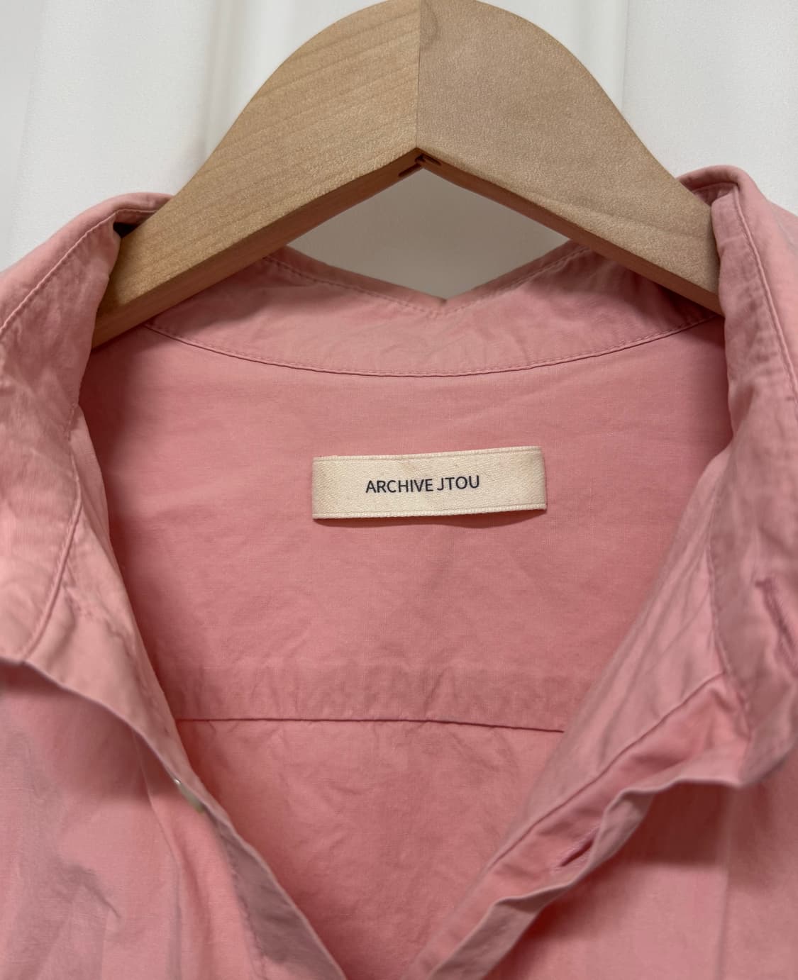 아카이브제이투유 핑크 셔츠 남방 상품이미지9