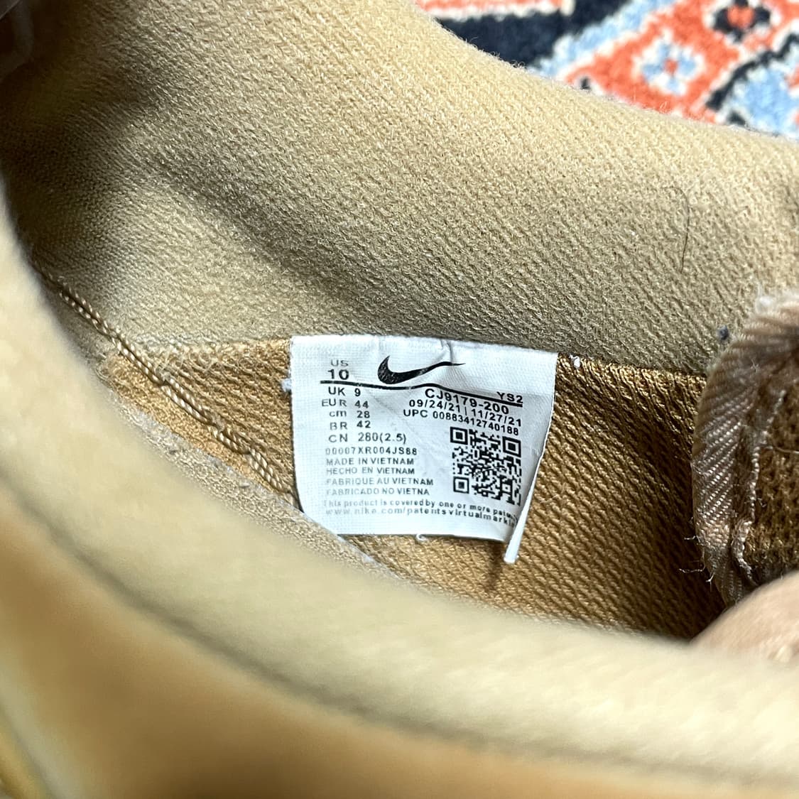 나이키 에어포스 된장 US10 상품이미지4