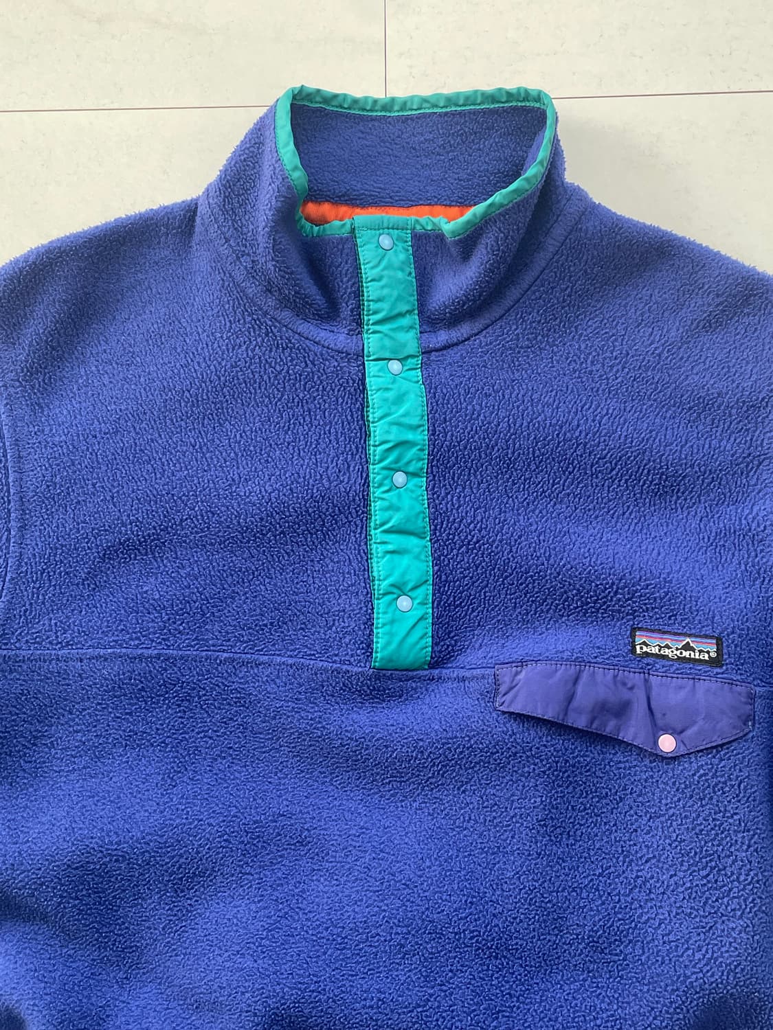 90s 파타고니아 신칠라 스냅티 상품이미지2