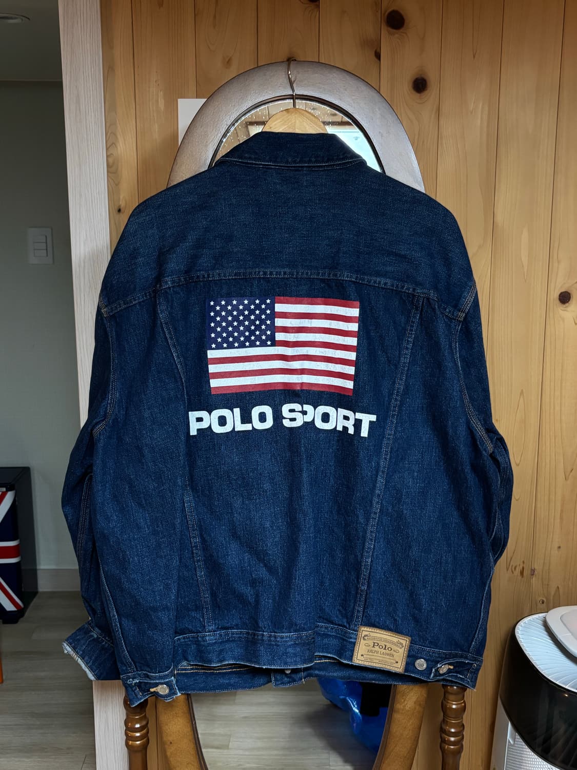 폴로스포츠 성조기 플래그 데님자켓 상품이미지5