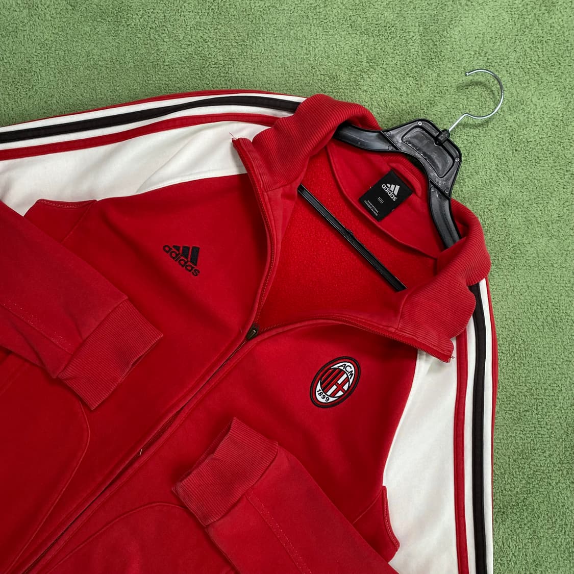 아디다스 AC밀란 코튼 져지 집업 상품이미지3