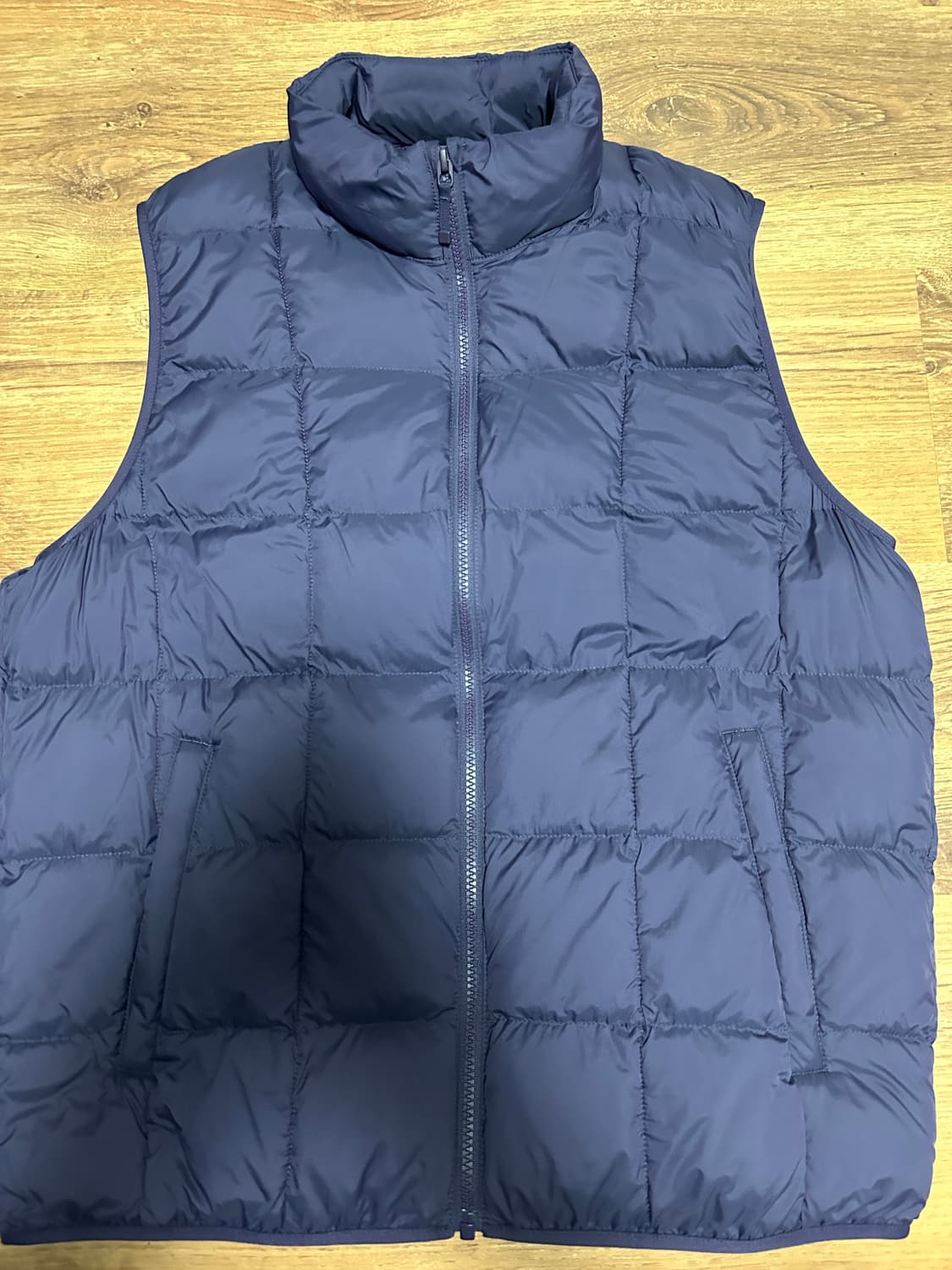 유니클로 퍼프테크 베스트 퍼플 상품이미지3