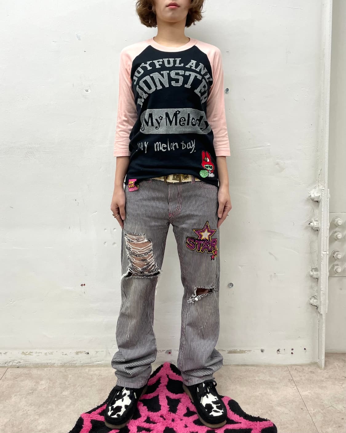  My Melody Jam Pink Long Sleeve 상품이미지5