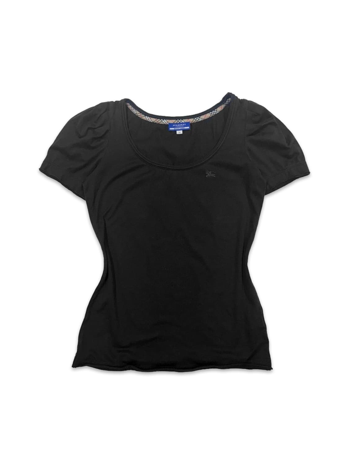 빈티지 Burberry blue label 블랙 티셔츠 상품이미지1