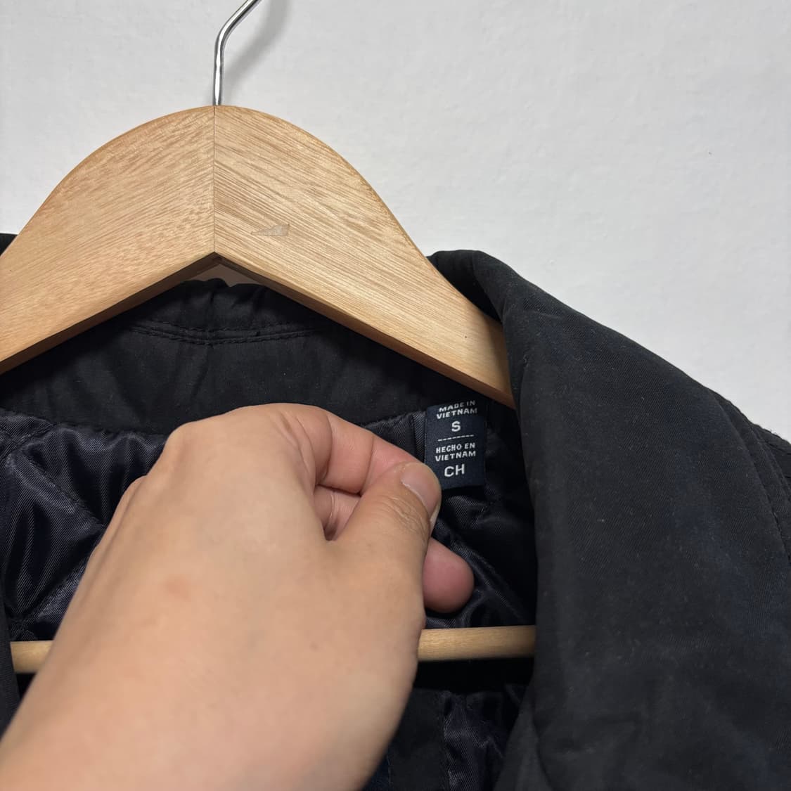 타미힐피거 블랙 누빔 스윙톱 자켓 상품이미지4