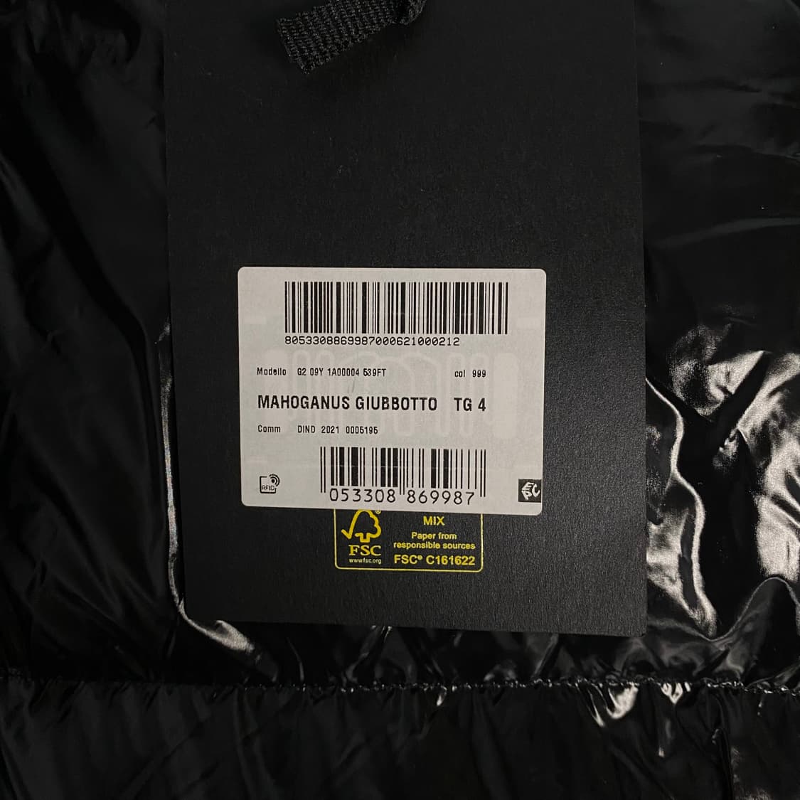 [4] 몽클레어 Moncler 알릭스 Alyx 마호가누스 쇼트 다운 자켓 상품이미지7