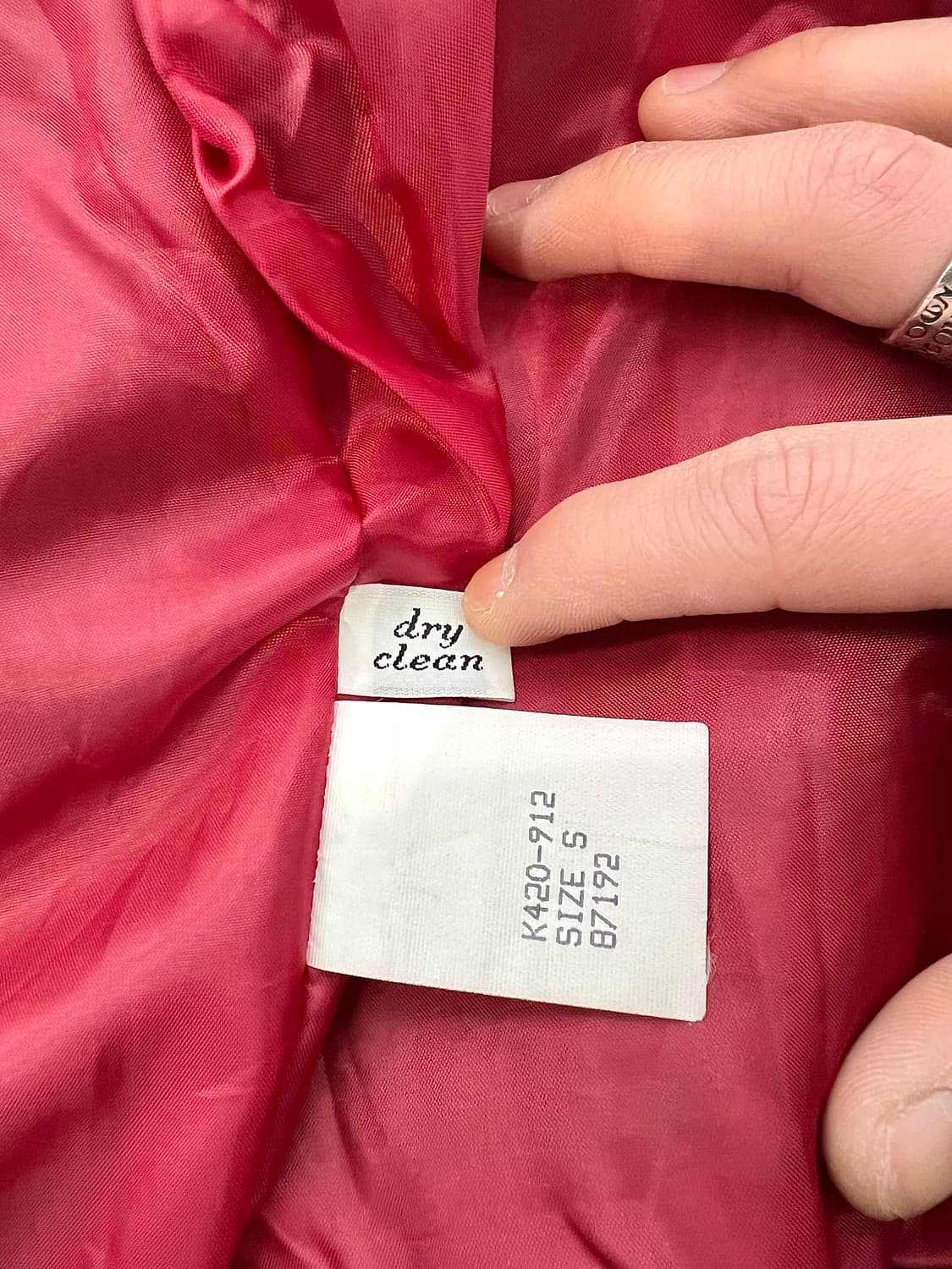 펜들턴 타탄 체크 셔링 울 블루종 자켓 상품이미지8