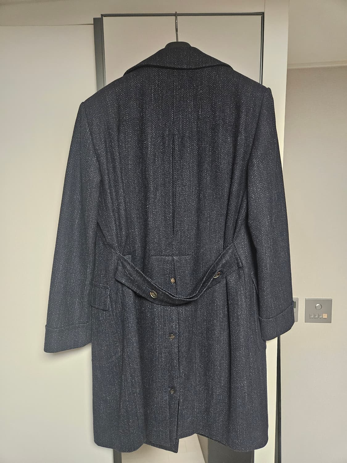 수트서플라이 헤링본 폴로코트 상품이미지3