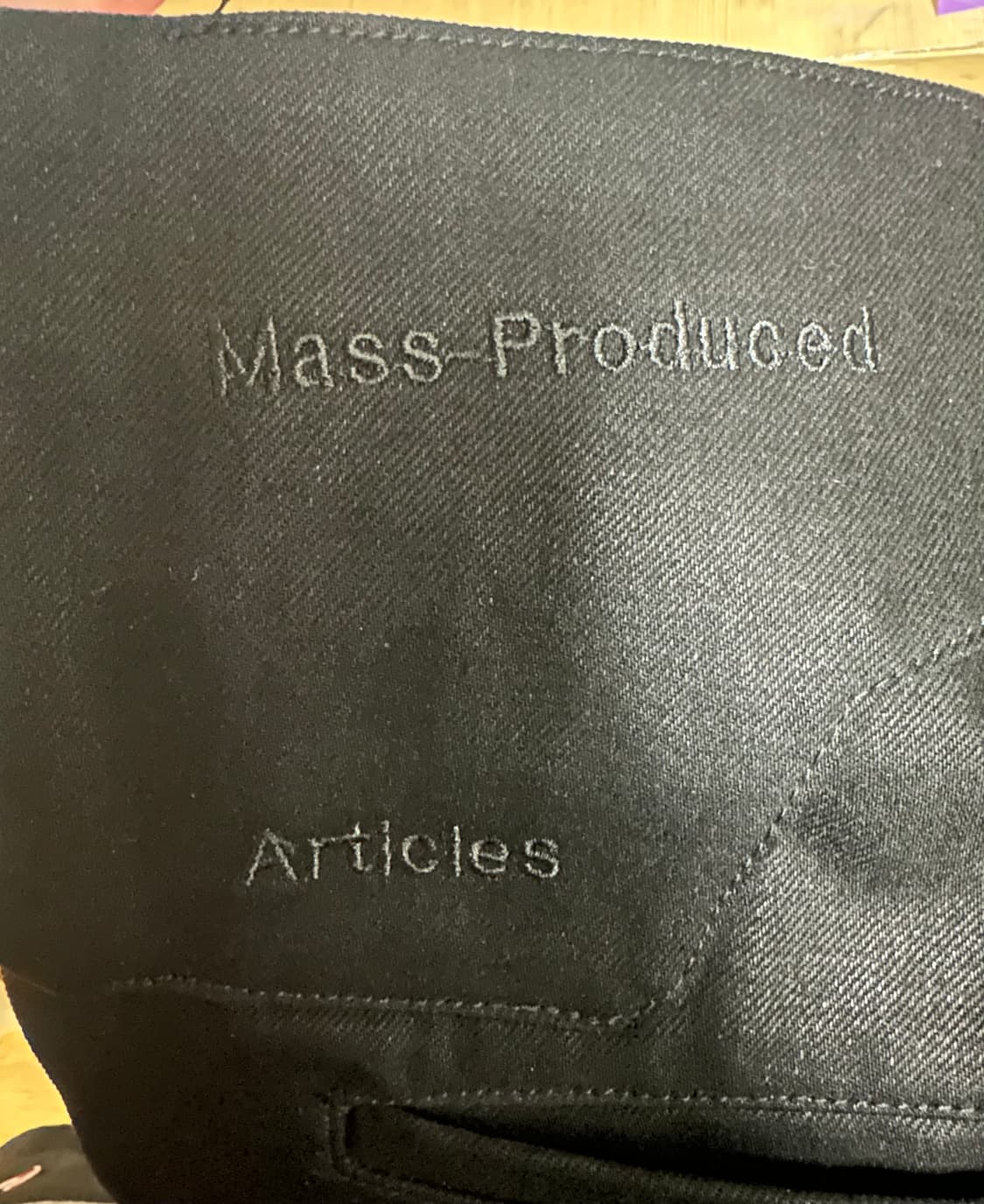 플라스틱프로덕트 RAW denim pants S 상품이미지4