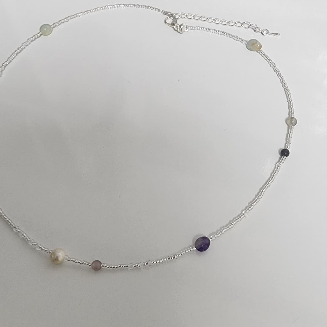 여자 원석 심플 목걸이 상품이미지2