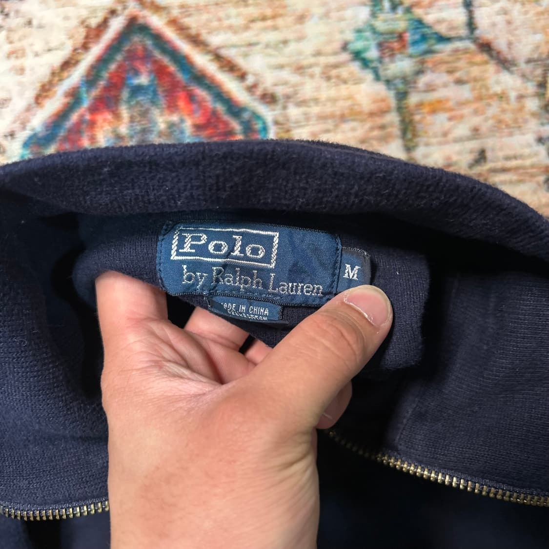 [L] 폴로 랄프로렌 코튼 니트 쿼터집업 하프집업  상품이미지3