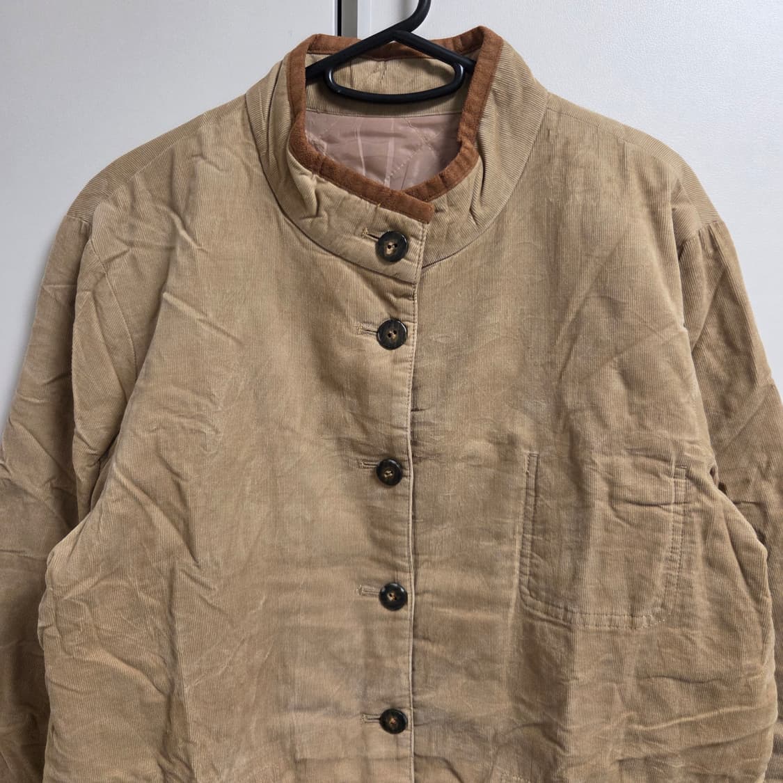 일본 빈티지 스웨이드 퀄팅 워크자켓 L(100) 상품이미지2