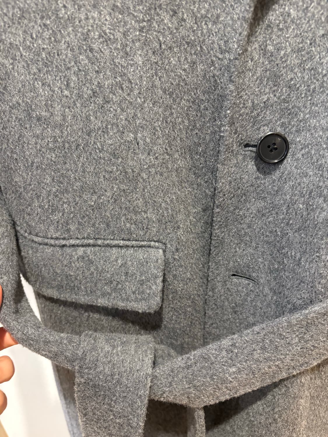 던스트 롱코트(그레이)  상품이미지4