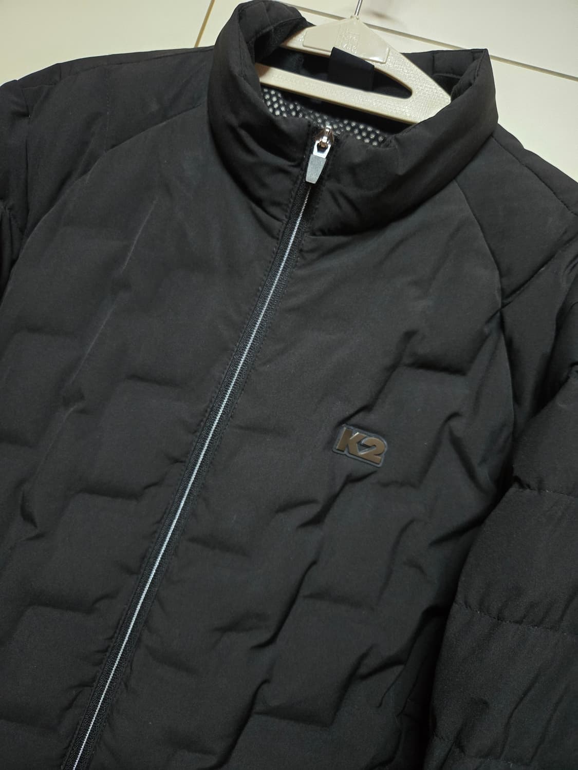 K2남성 블랙 덕다운 경량 패딩 상품이미지2