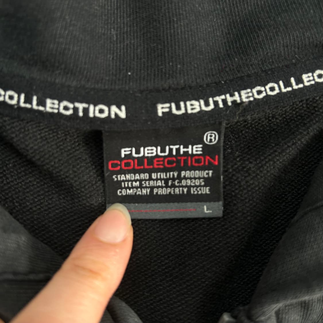 Fubu 후부 그래픽 백 로고 블랙 후드집업 상품이미지6