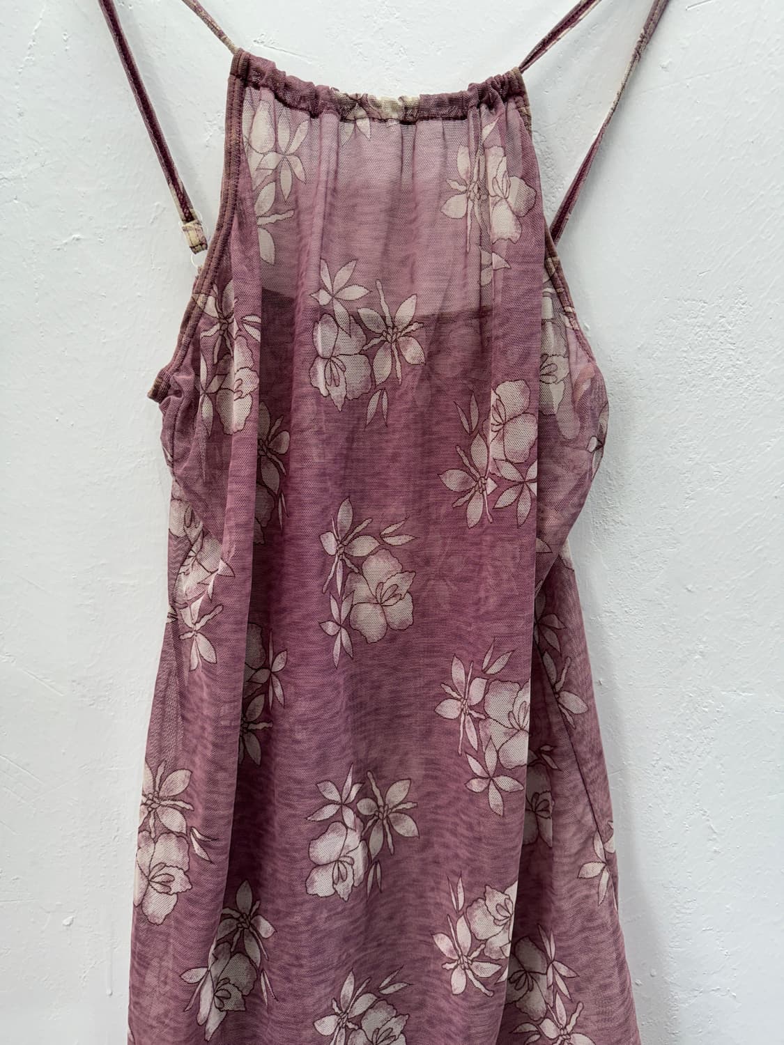 flower seethrough sleeveless 상품이미지2