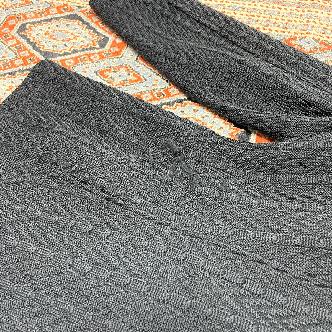  스파이더 블랙 플리스 니트 집업져지 여성L 상품이미지9