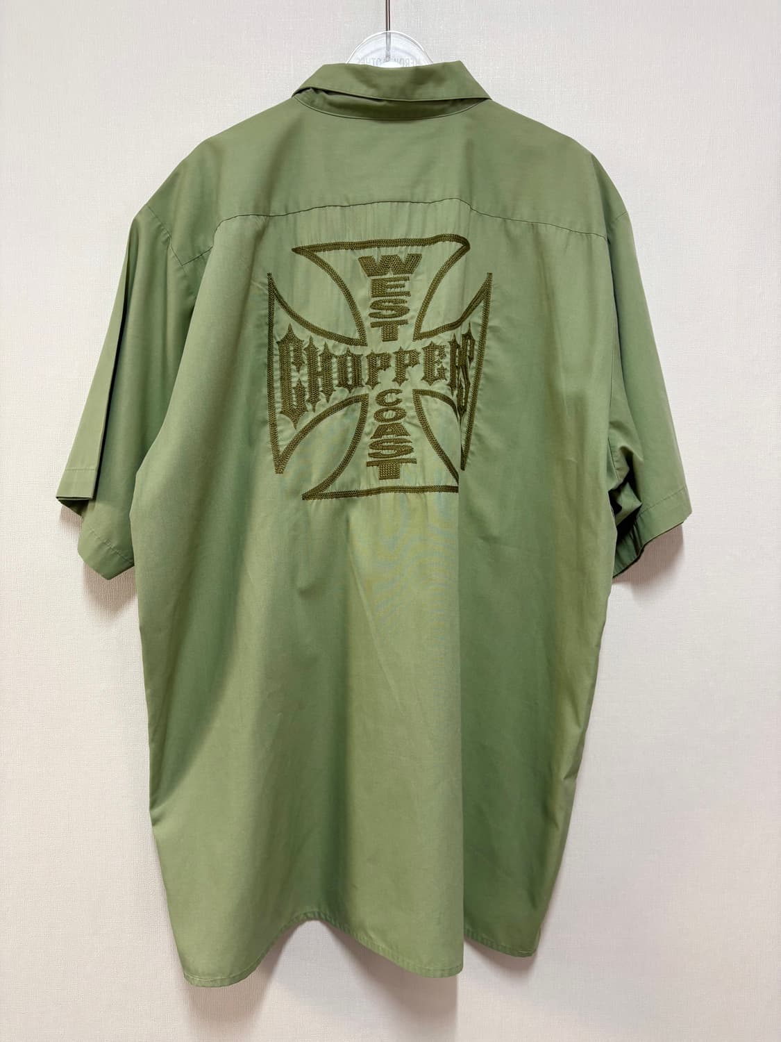 [XL] 00‘s West Coast Choppers 워크 셔츠 카키 상품이미지2