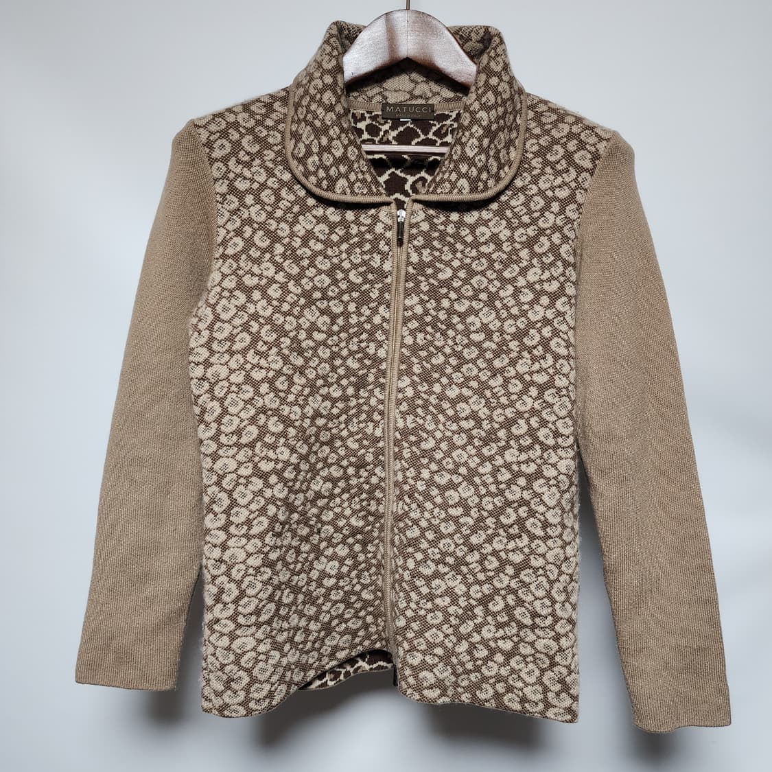 MATUCCI 이태리 100% 캐시미어 산양 투웨이 집업 상품이미지3