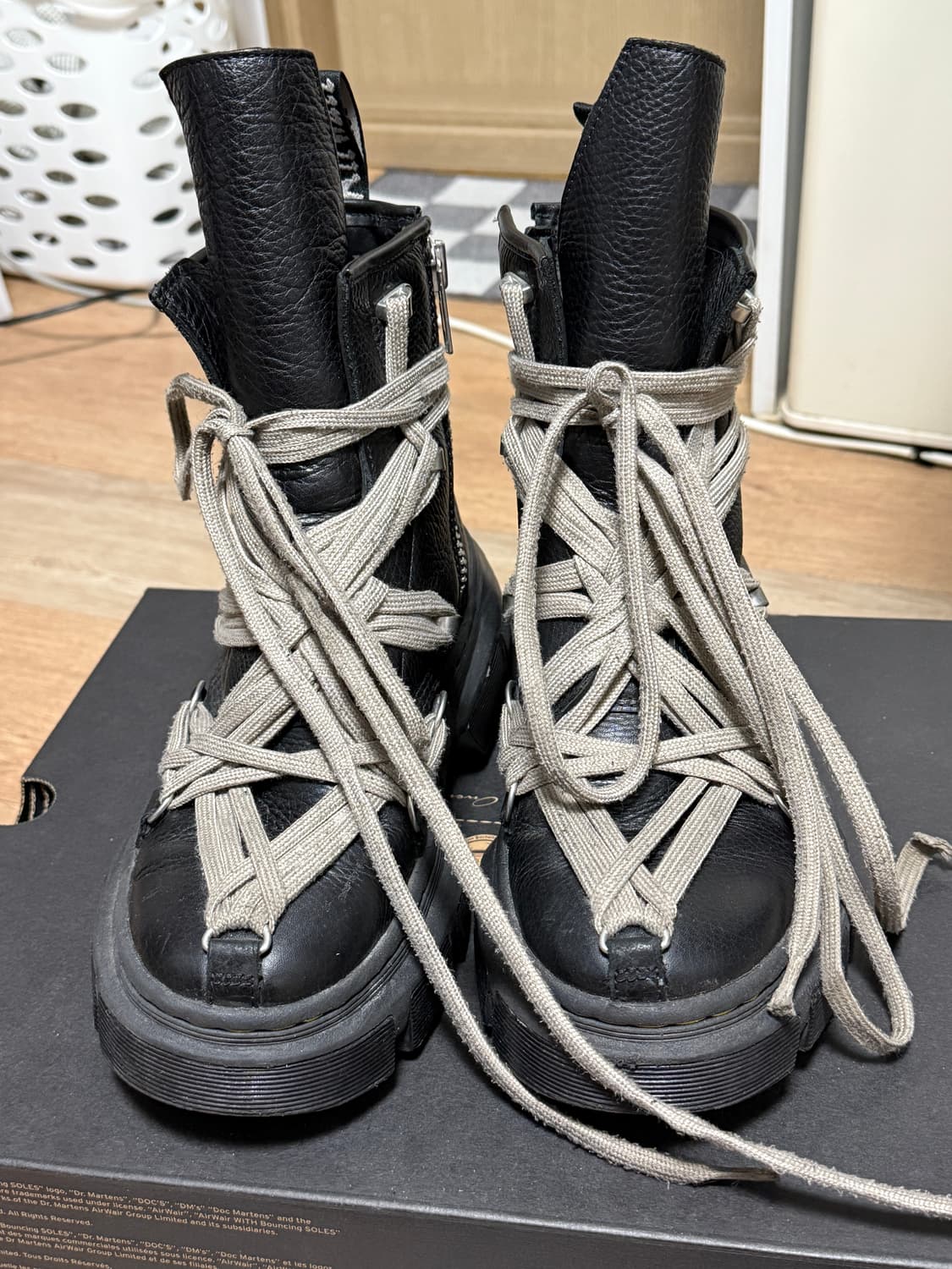 닥터마틴x릭오웬스 1460 메가레이스 41size, UK 7 상품이미지3