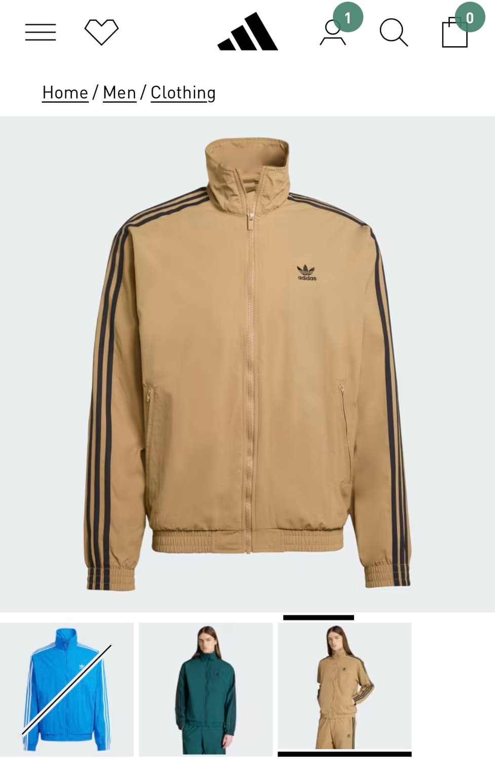 아디다스 우븐 파이어버드 트랙탑 L 상품이미지1