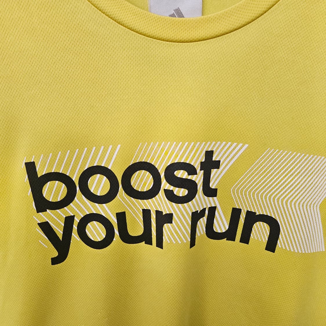 아디다스 기능성 반팔 티셔츠 옐로우 상품이미지4