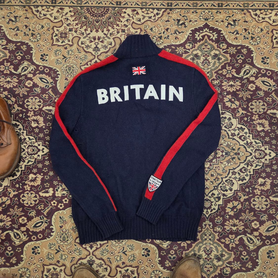 폴로 빅포니 브리튼 니트 집업 m 치프키프 상품이미지2