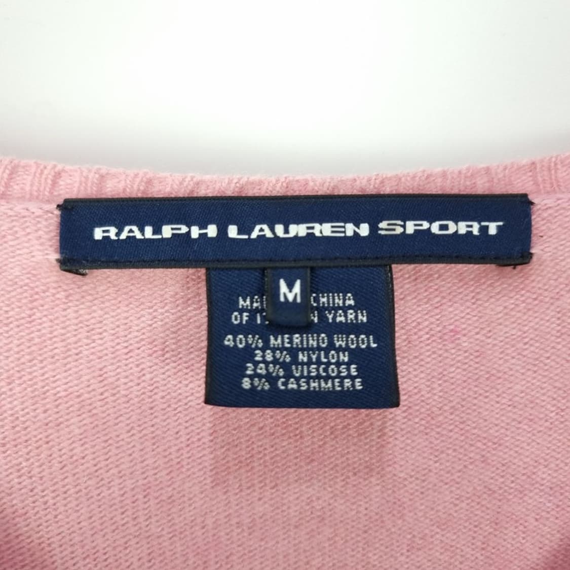 [폴로 랄프로렌] 로고 자수 브이넥 니트 M19507 상품이미지7