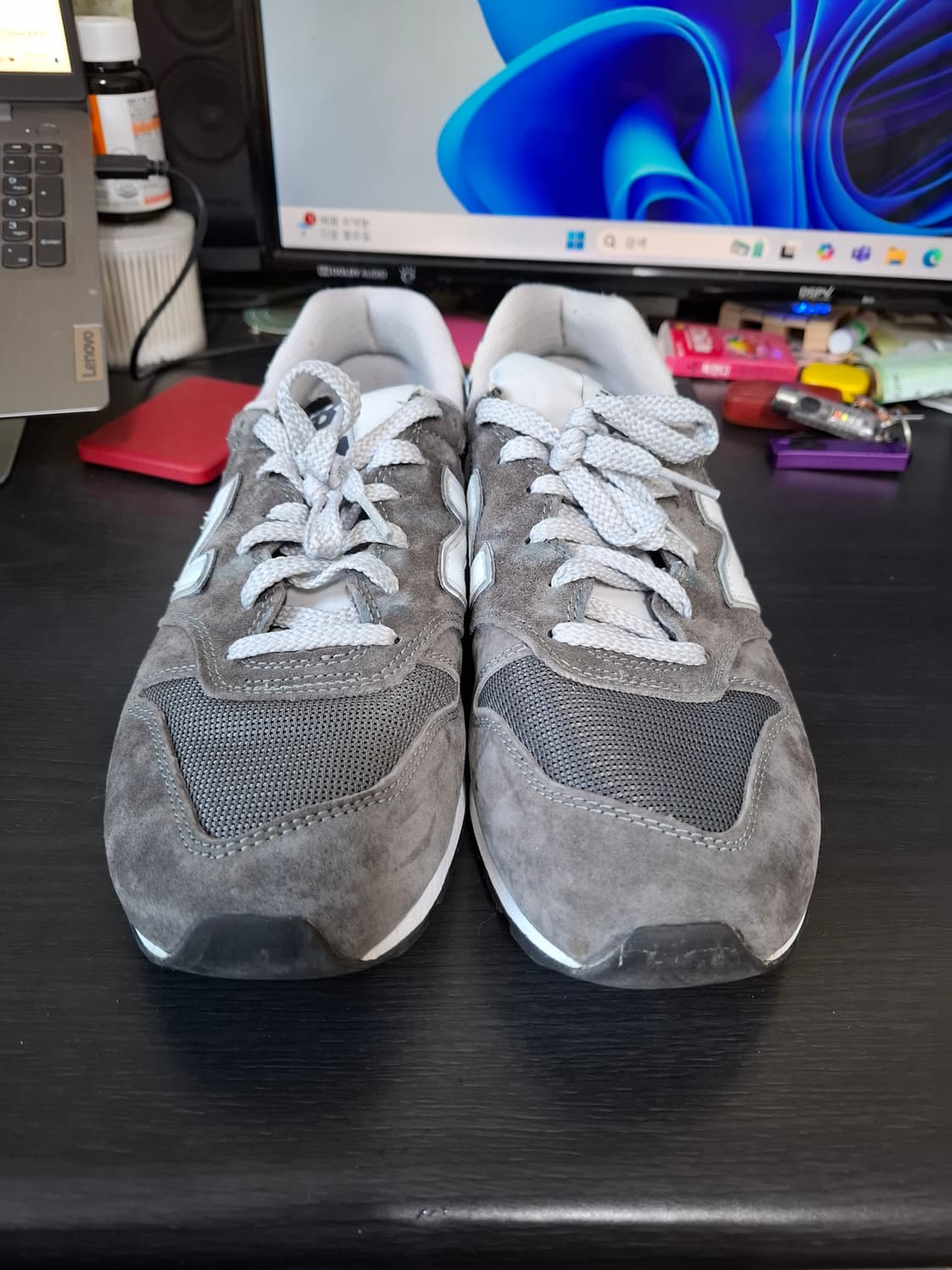 뉴발란스 cm996 회색 스니커즈 280mm 상품이미지1