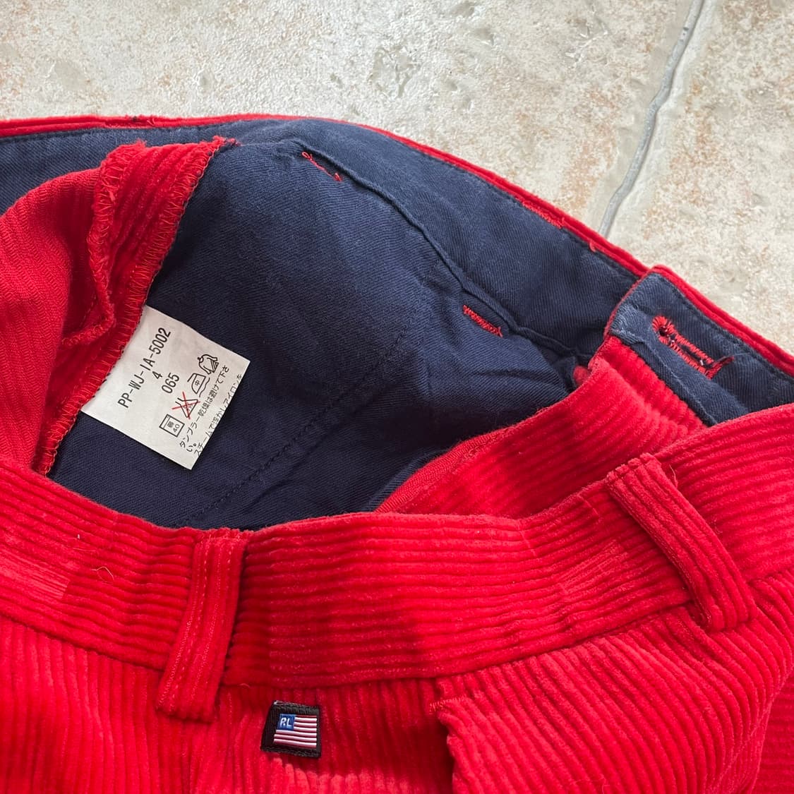 90s polo jeans co. Corduroy red pants 상품이미지3