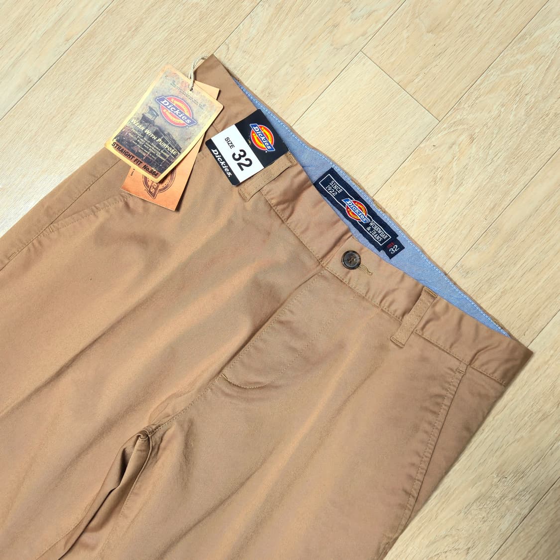 32) 새상품 디키즈 884 진베이지 치노팬츠 상품이미지1
