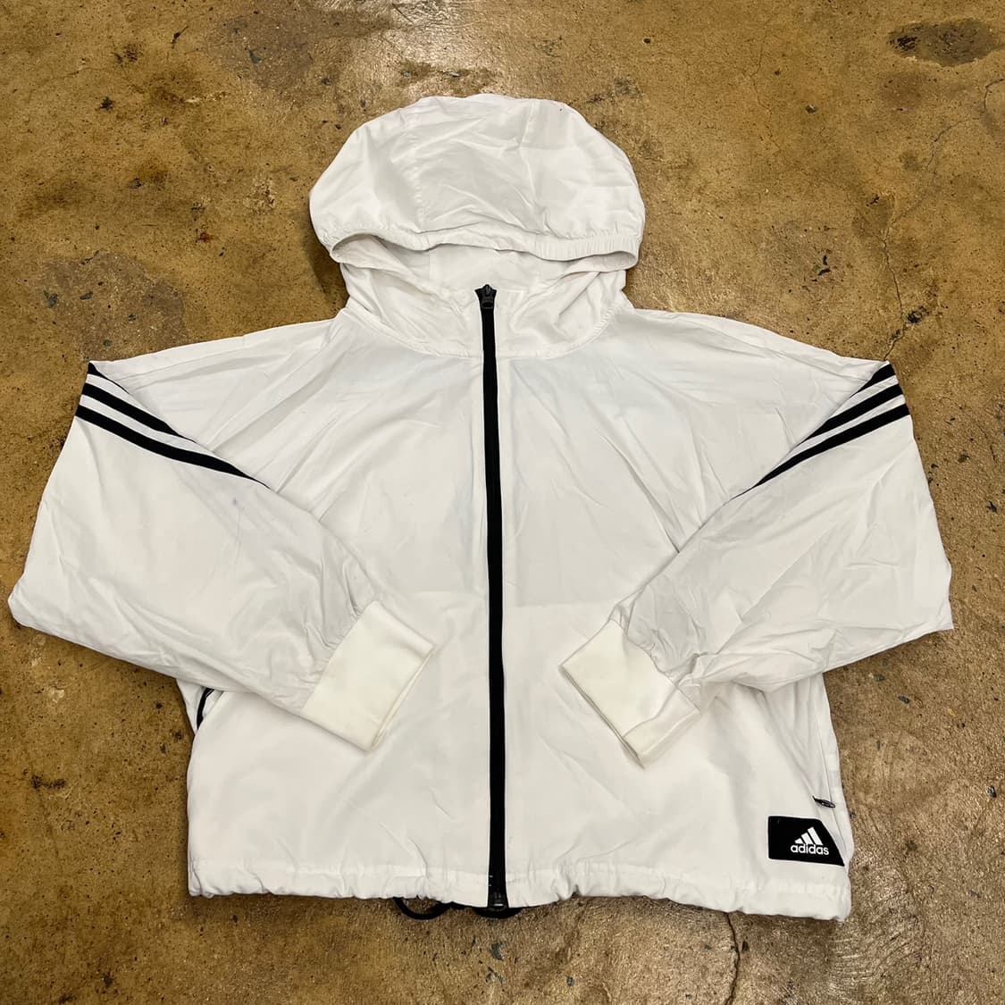 [정품/S] 아디다스 퓨처아이콘 오버핏 크롭 바람막이 b8 상품이미지2