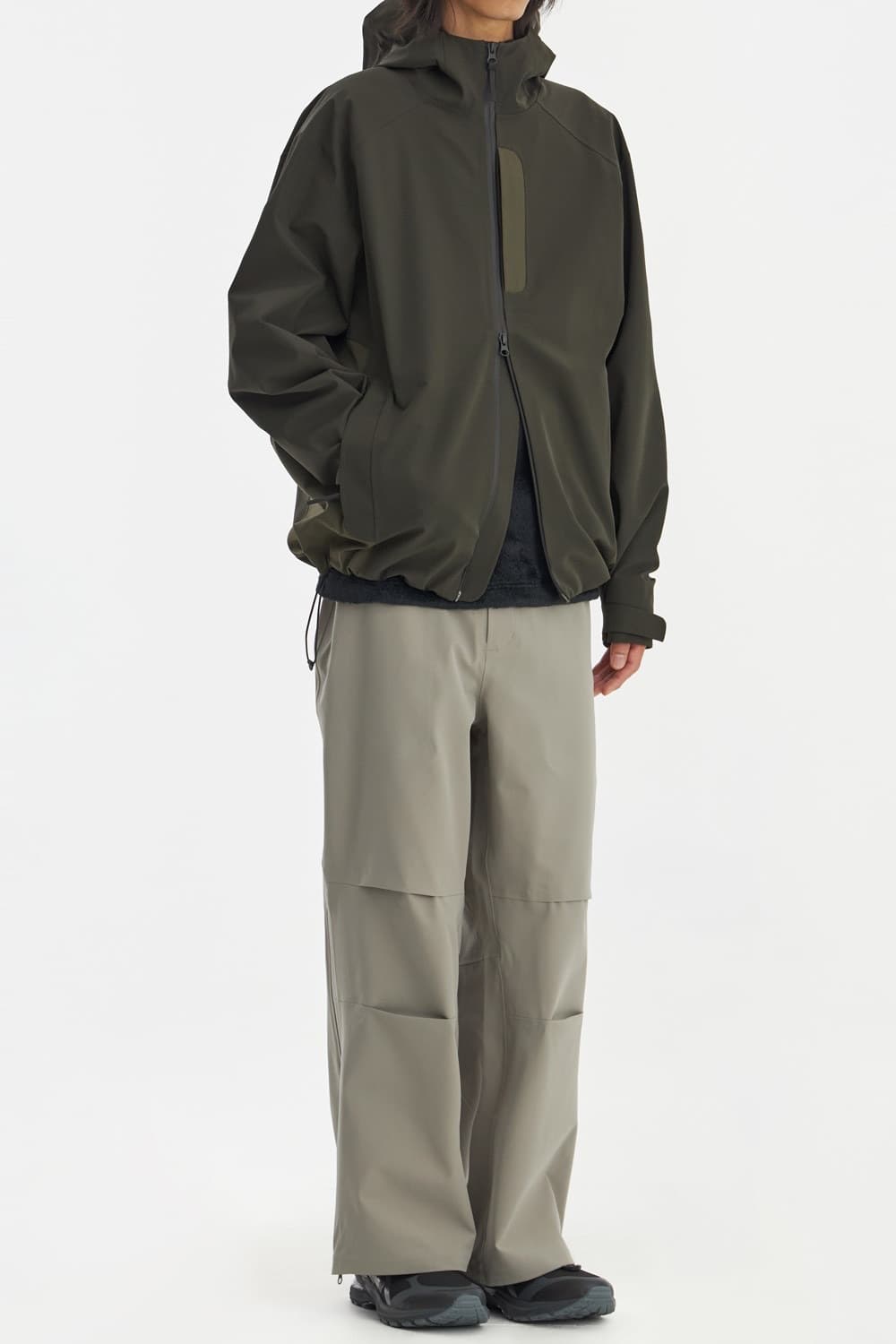 하이킹패트롤 3L 쉘 재킷 모스 그린 상품이미지1