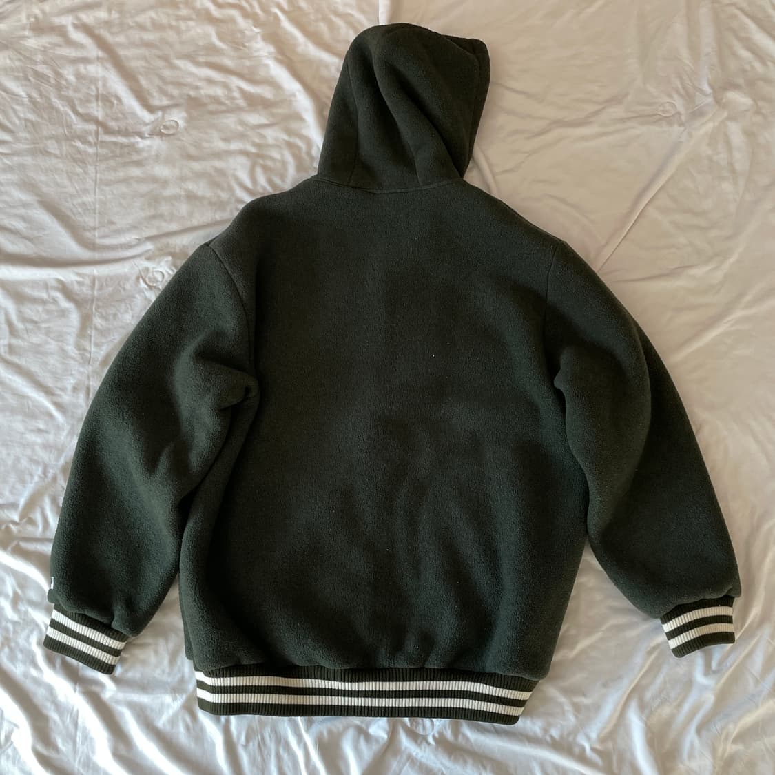 [MLB] 디트로이트 카키 후드 야구 점퍼 바시티 자켓 빈티지디엠어항 상품이미지2