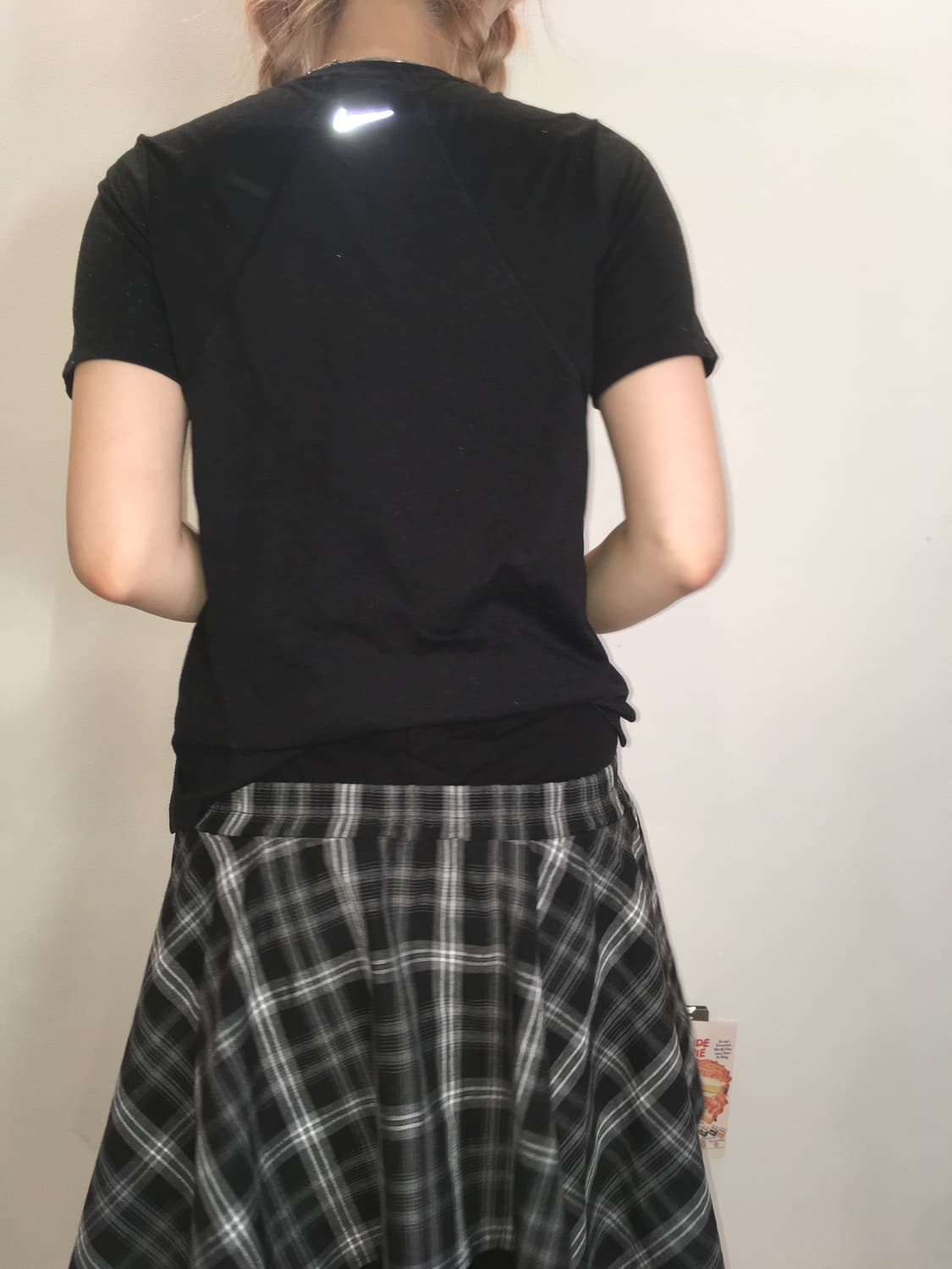 jpn vintage 나이키 블랙 반팔 티셔츠 상품이미지3
