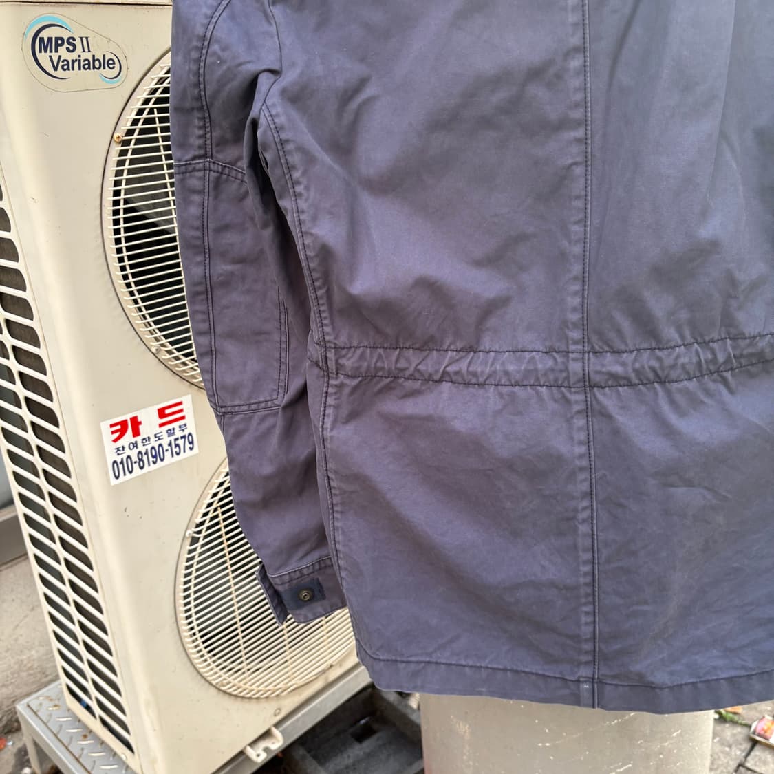 씨피컴퍼니 네이비 페이딩 고글 사파리 후디 자켓 상품이미지7