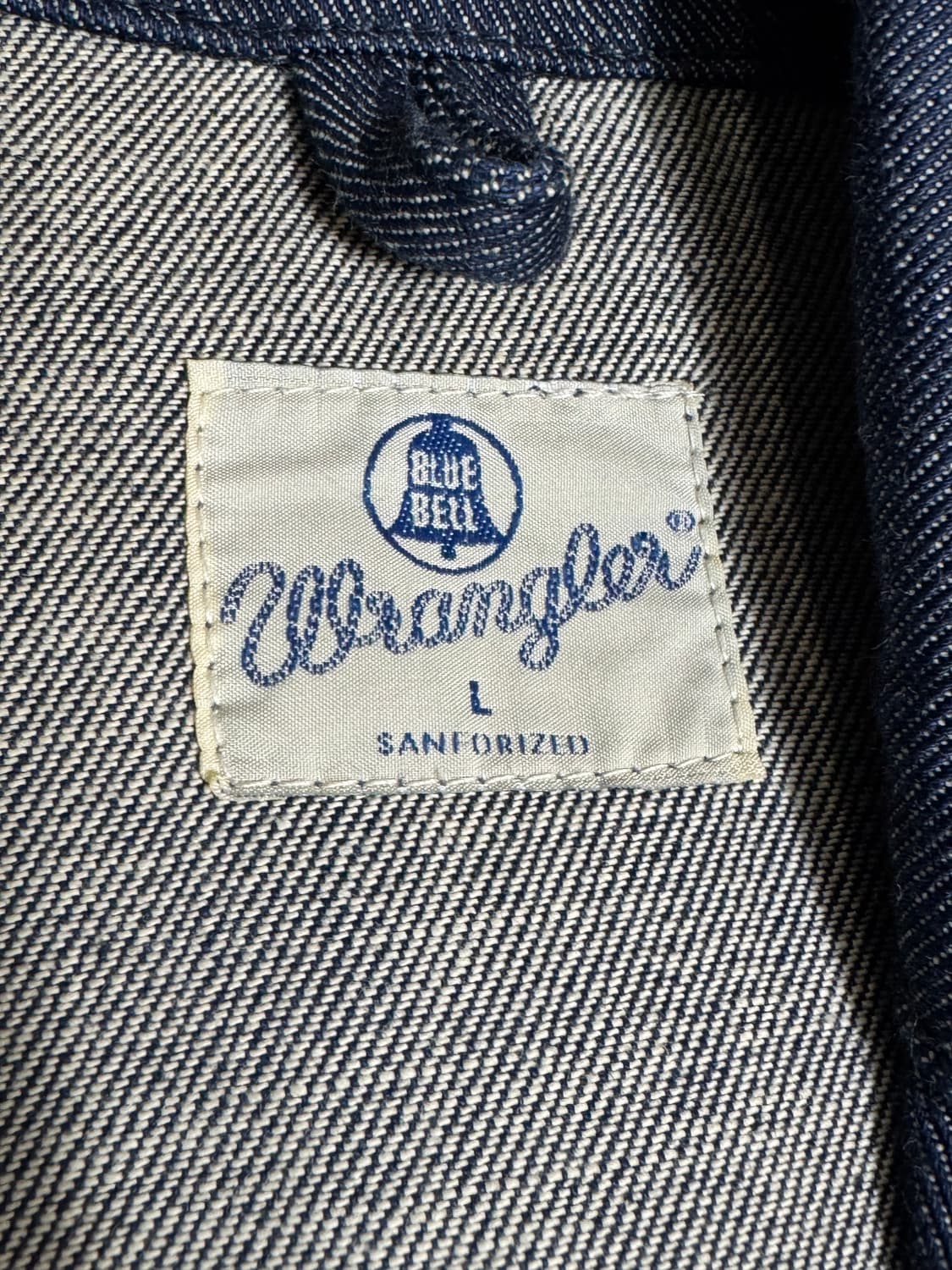 미사용 Wrangler 랭글러 블루벨 70s 로데오 데님 블레이져자켓 상품이미지3