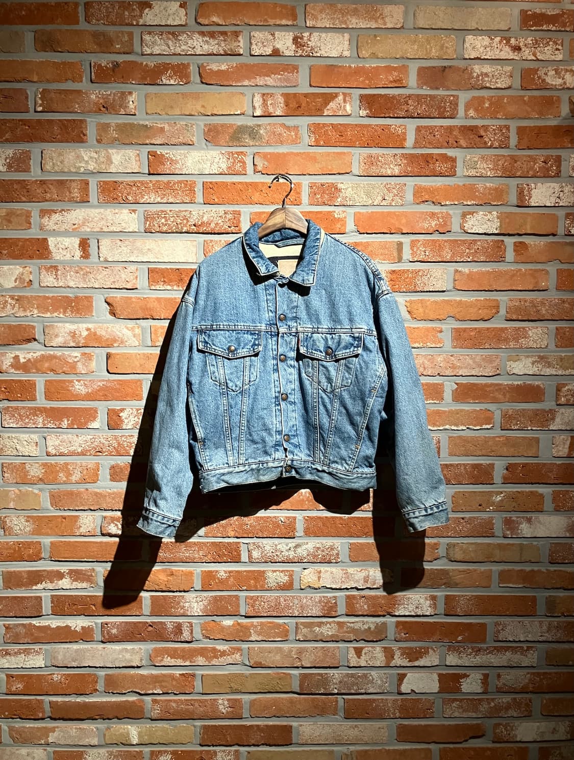 90s USA 빈티지 리바이스 허더슨베이 리버시블 데님 자켓 상품이미지2