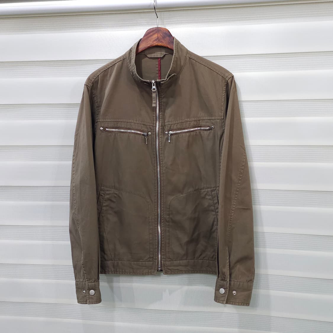 일본 Clothing 코튼 집업 라이더 자켓- M 상품이미지1