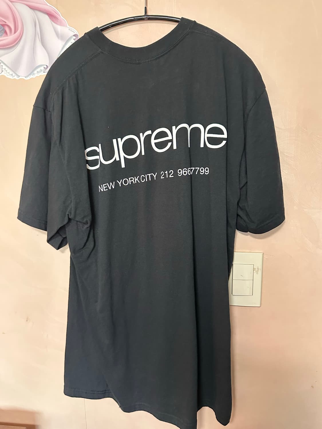 L) 슈프림 NYC 티셔츠 블랙 - 23FW 상품이미지6