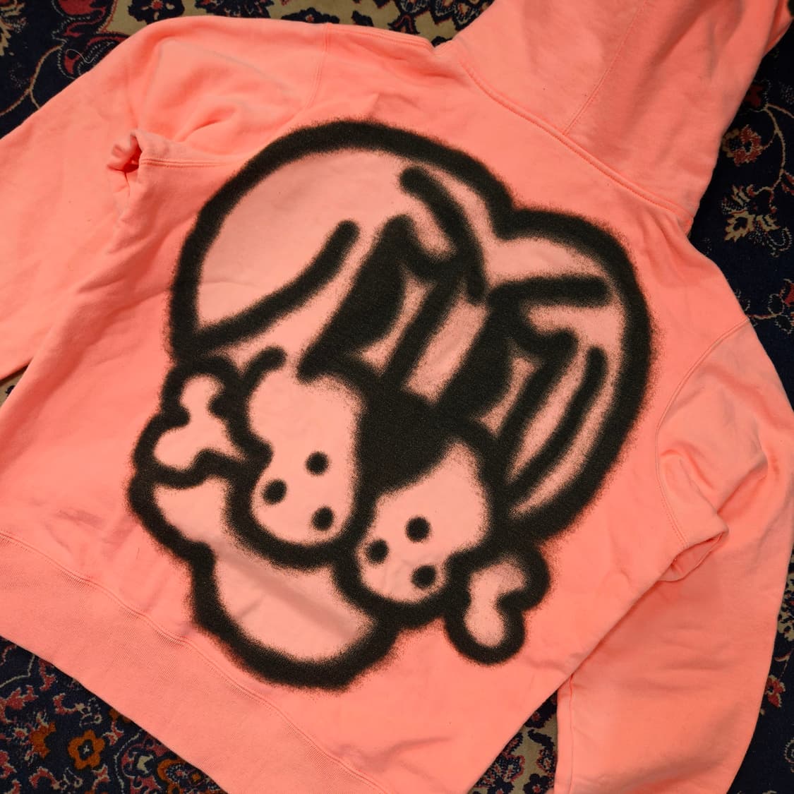 슈프림 18fw 치토 본 후드집업 핑크 상품이미지2