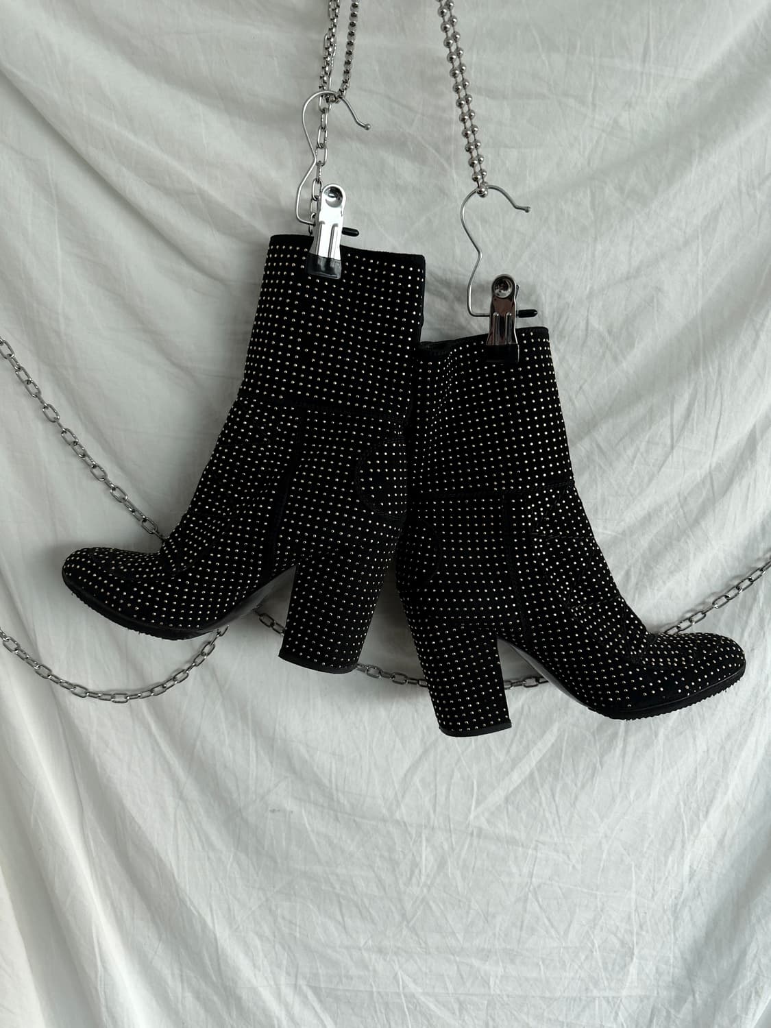 laurence decade 스웨이드 3버클 스터드 부츠 상품이미지2