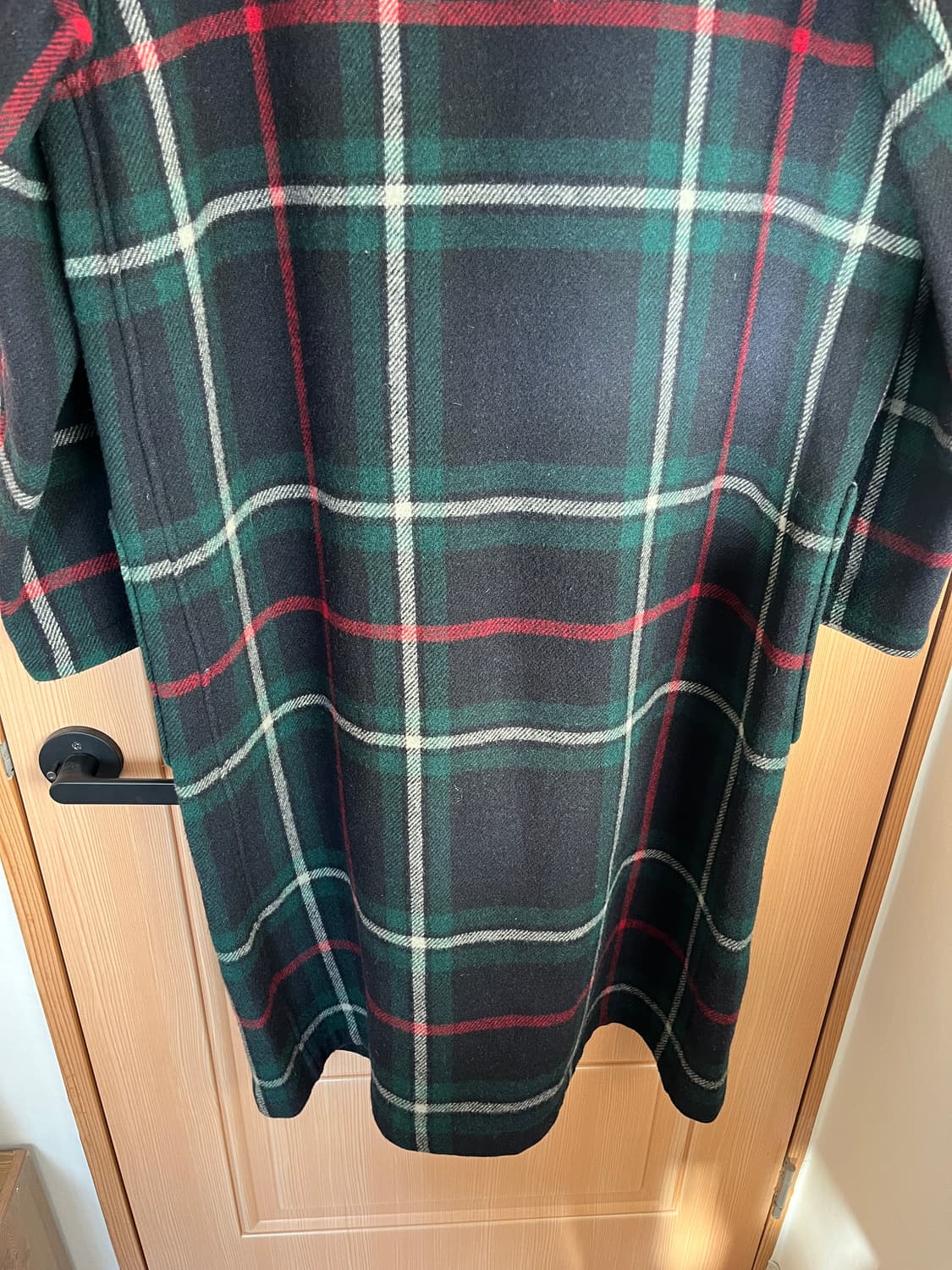 폴로 랄프로렌 체크 롱 더플 코트 상품이미지6