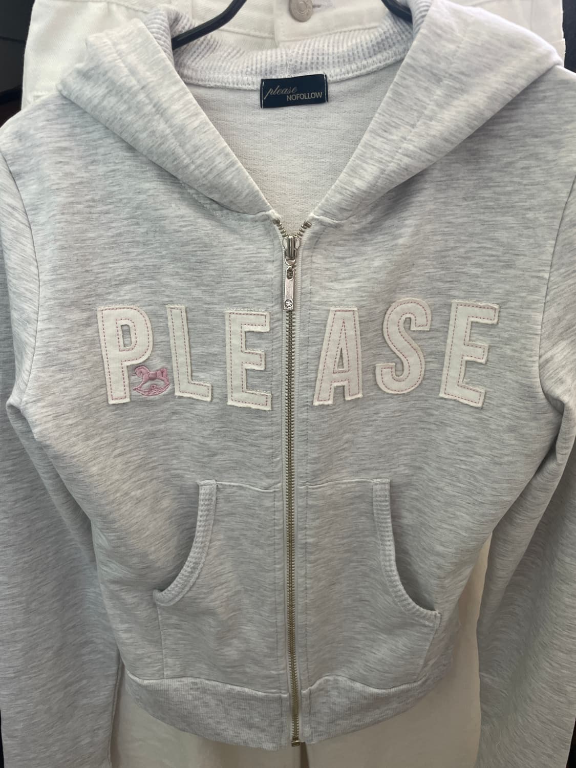 플리즈노팔로우 후드집업 Dorothy Logo Patch Hoodie 상품이미지2