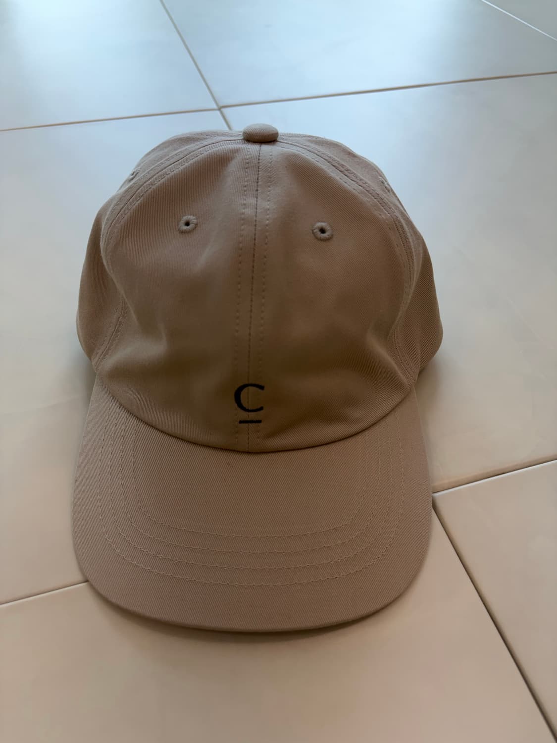 시오타 6패널 볼캡 베이지컬러 상품이미지1