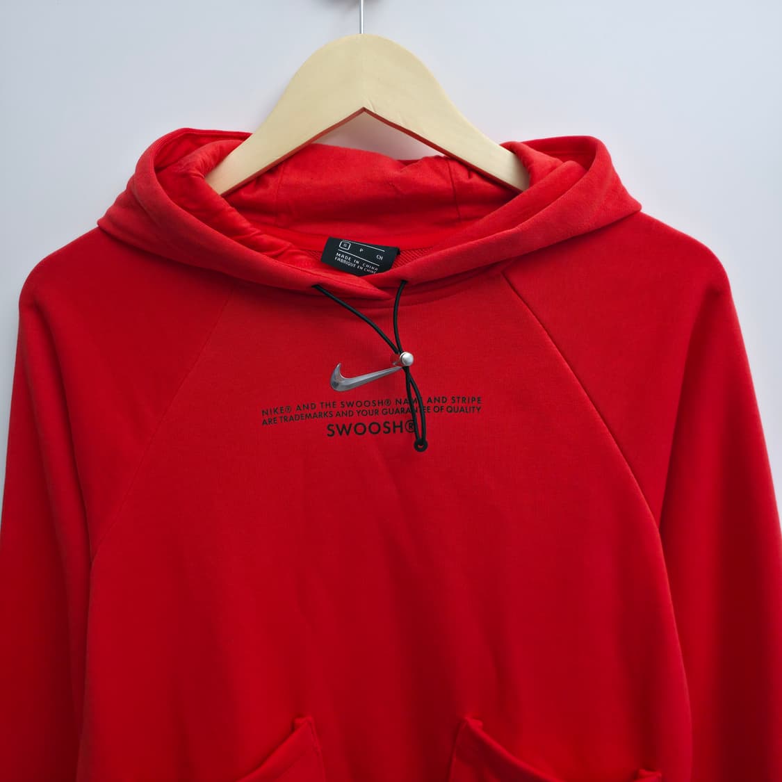 [S] 나이키 스우시 레드 후드티 상품이미지2