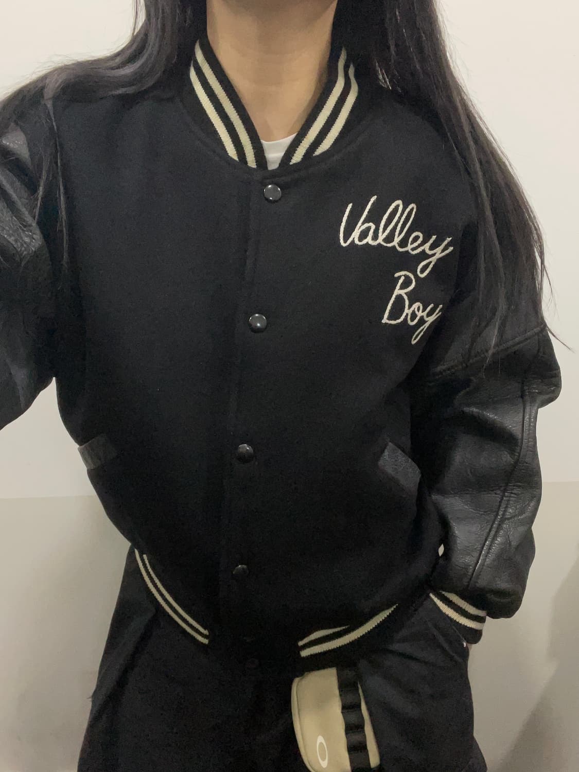 (빈티지)90‘s Hot Scoop 핫스쿱 울 바시티자켓 상품이미지2