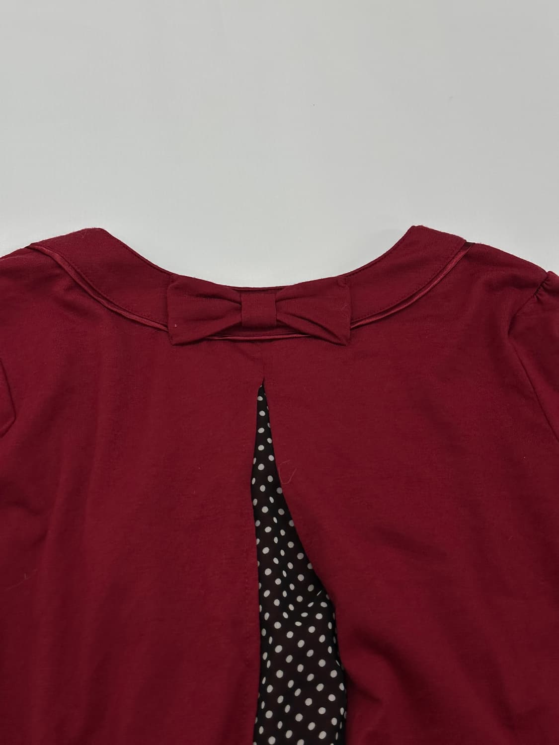 ♥️ 슈슈룬 쇼콜라 레드 포인트 코디세트♥️ 리본 블라우스 러블리 상품이미지7