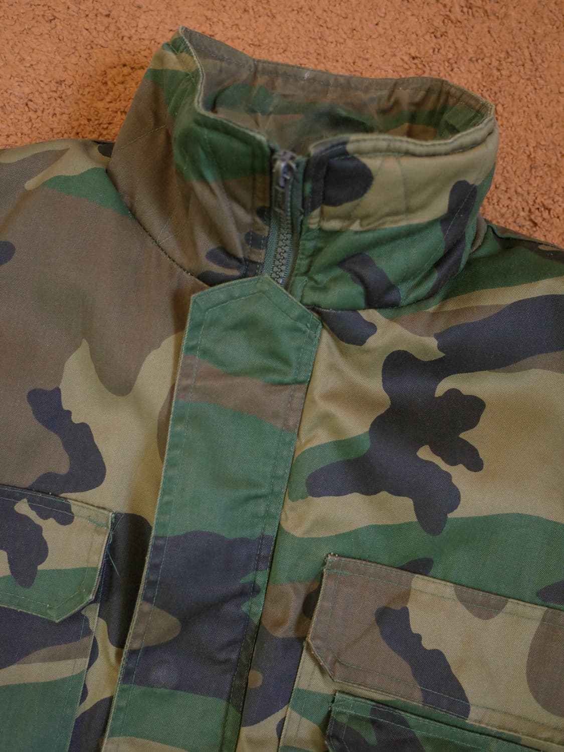 빈티지 밀리터리 조끼 상품이미지3