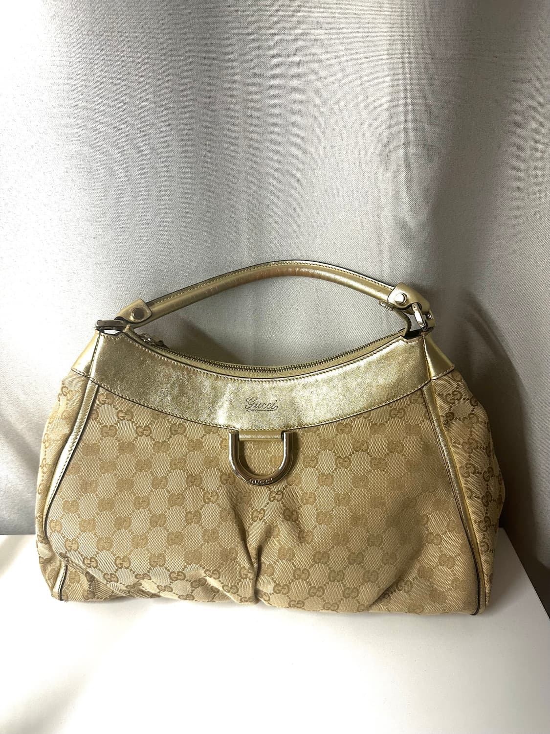Gucci GG D ring bag Gold/Khaki 상품이미지1